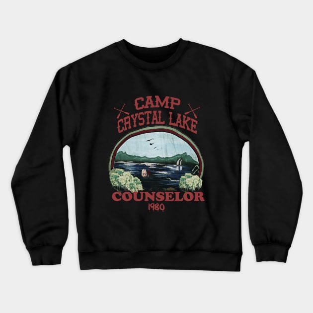 Crystal Lake Camp Counselor Crewneck Sweatshirt by CreatingChaos